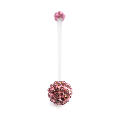 Bioflex 14 Gauge Pregnancy Belly Ring with Ferido Balls - photo 4