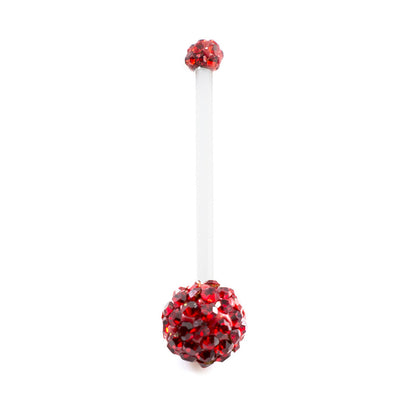Bioflex 14 Gauge Pregnancy Belly Ring with Ferido Balls - photo 6