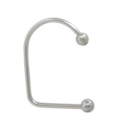 Surgical Steel 14 Gauge Labret Stud with Light Blue CZ Lippy Loop Lip - photo 2