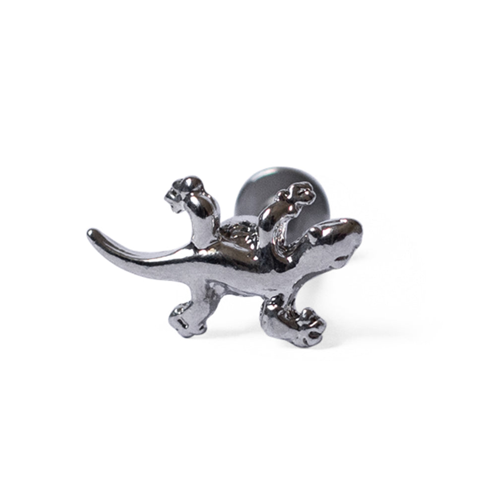 Surgical Steel 14 Gauge Flat Back Labret Stud with Lizard - photo 2