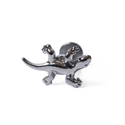 Surgical Steel 14 Gauge Flat Back Labret Stud with Lizard - photo 2