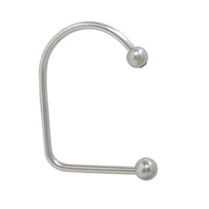 Surgical Steel 14 Gauge Labret Stud with Pink CZ Lippy Loop Lip - photo 2