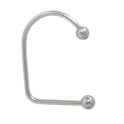 Surgical Steel 14 Gauge Labret Stud with Purple CZ Lippy Loop Lip - photo 2