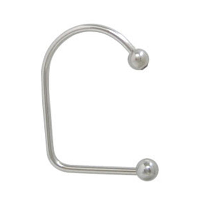 Surgical Steel 14 Gauge Lippy Loop Labret with Red CZ - photo 2