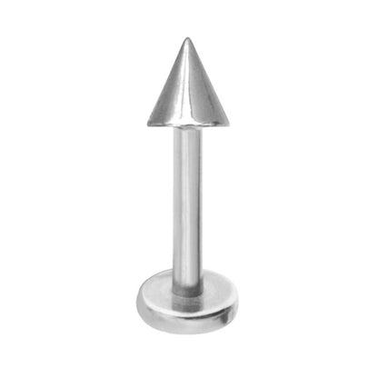 Surgical Steel 14 Gauge Labret Stud with Spike