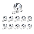 Surgical Steel 16G Bezel CZ Dermal Anchor Tops & Bases - 22 Pack