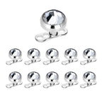 Surgical Steel 16G Bezel CZ Dermal Anchor Tops & Bases - 22 Pack