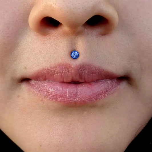 Surgical Steel 16 Gauge Labret Stud with Ferido Ball