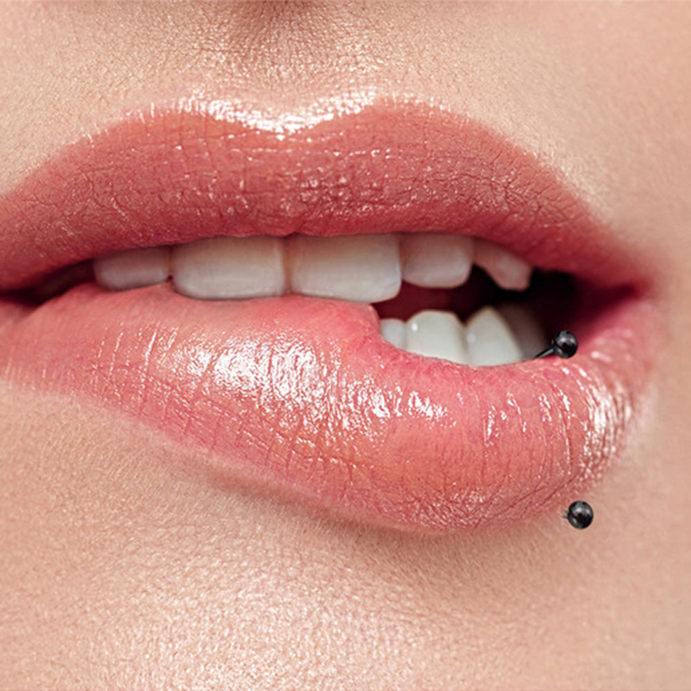 Surgical Steel 16 Gauge Labret Stud Lippy Loop with Ball Ends - Pair - photo 2