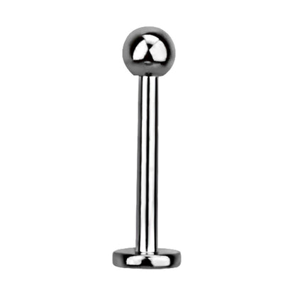Titanium 16 Gauge Sterilized Ball Labret Stud Flat Back - photo 2