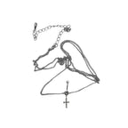 Surgical Steel Small CZ Belly Chain Belly Button Ring
