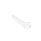 Clear Bio-Flex Nose Bone Ring Stud Retainer 20 to 16 Gauge 1/4" (6 mm) - Kruelty - Photo 3