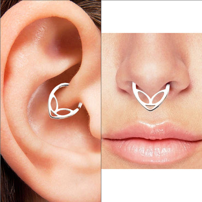 Surgical Steel 16 & 18 Gauge Alien Bendable Nose Ring Hoop - photo 2
