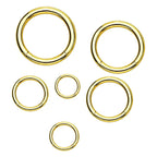 Titanium Hinged Segment Nose Hoop Ring 18 Gauge with New Secure Hook - Kruelty - Photo 8