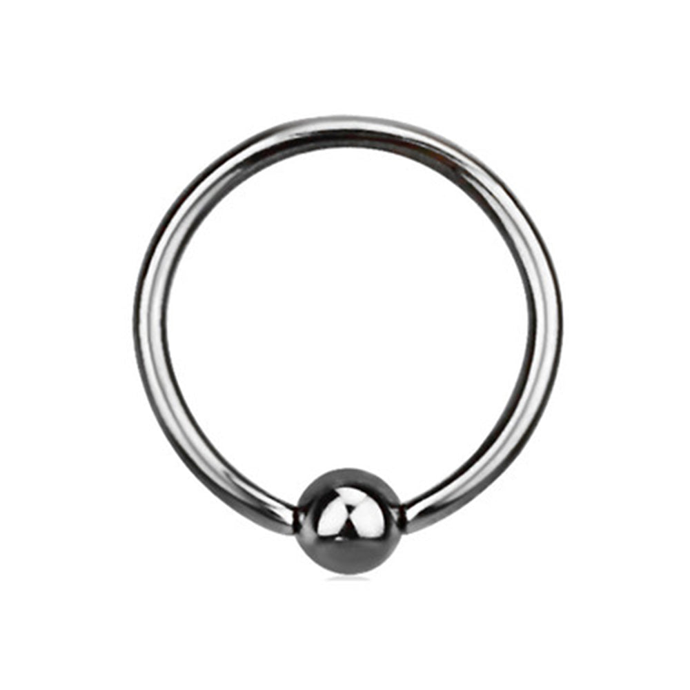 Titanium 18 Gauge Sterilized Captive Bead Ring with 3mm Ball - photo 2