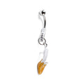 Surgical Steel High Heel Shoe Dangle Belly Button Ring