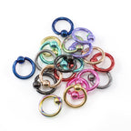 Anodized Titanium 14 Gauge Micro Captive Bead Rings - 10 Pack