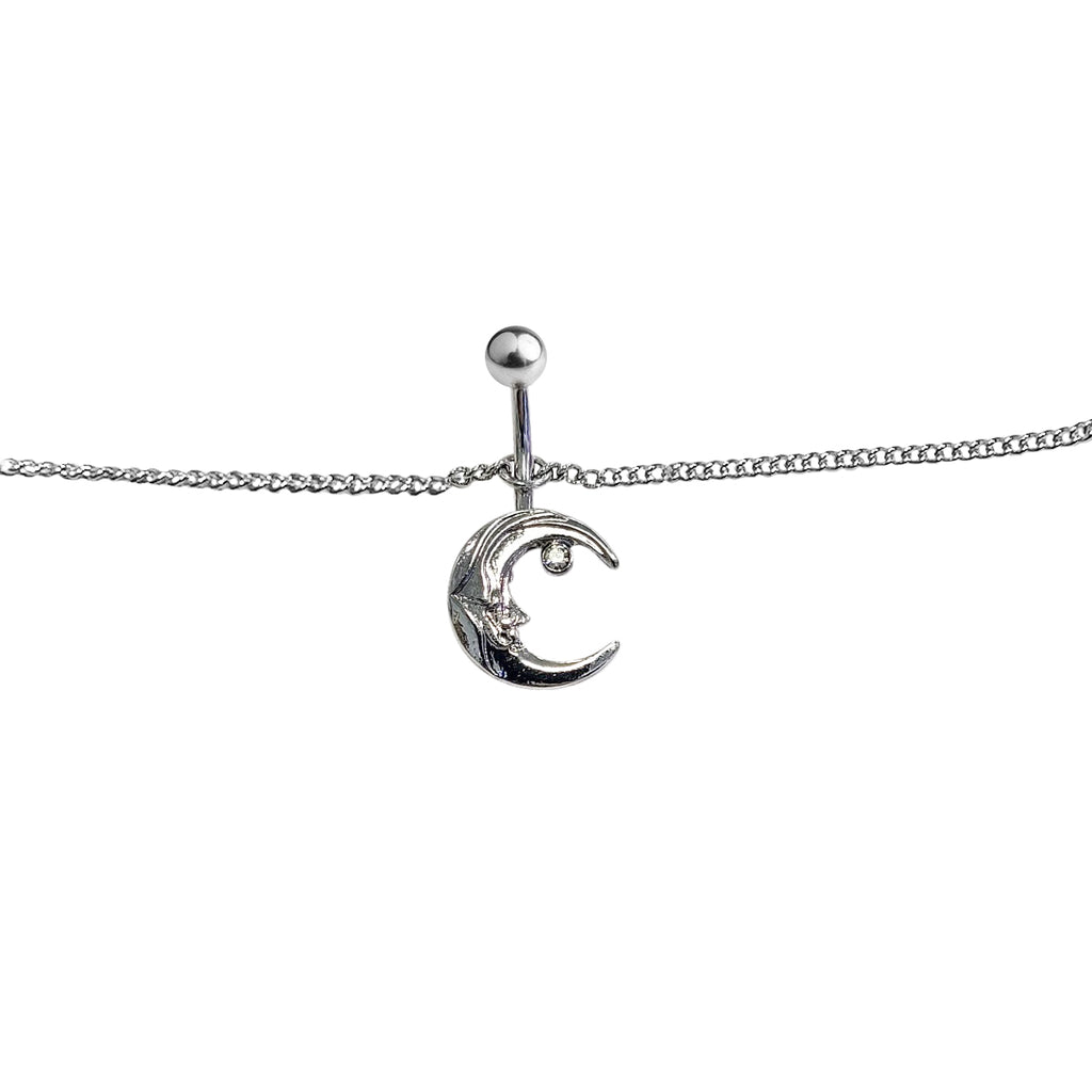 Surgical Steel Star Belly Chain Belly Button Ring
