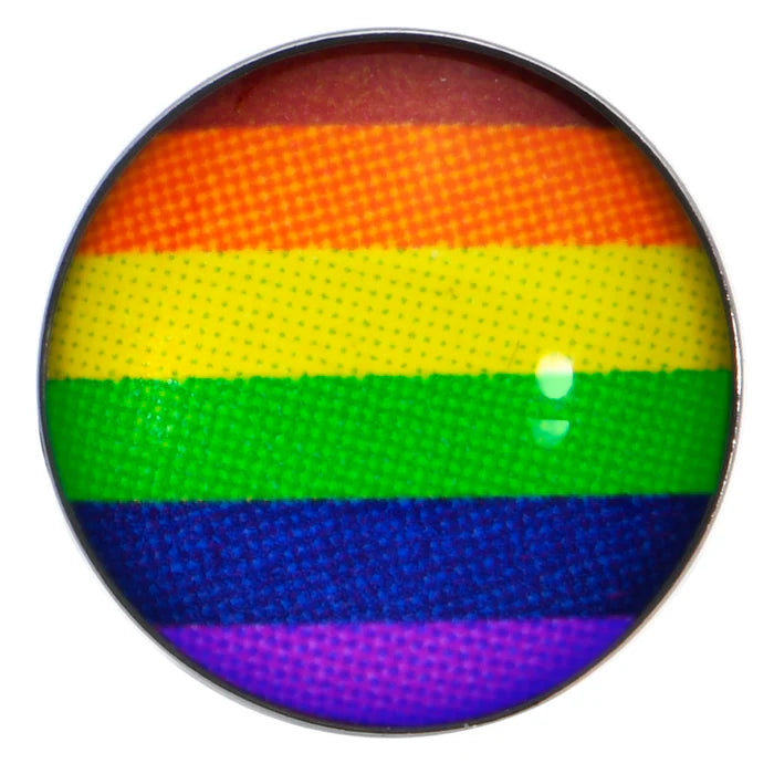 Titanium Dermal Top 14 Gauge Internally Threaded Rainbow Logo - Kruelty - Photo 3