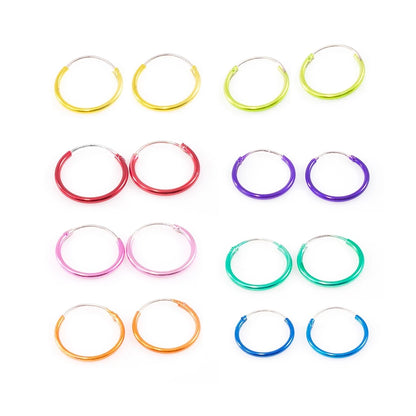 Surgical Steel 22 Gauge Hinged Clicker Hoop 1/2 Inch with PVD Color