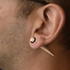 Acrylic 2 Gauge Star Stripe Ear Tapers & Plugs Stretching Set - 4 Pack