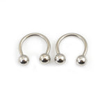 Surgical Steel Eyebrow Piercing Kit Horseshoe & Labrets - 30 Pack