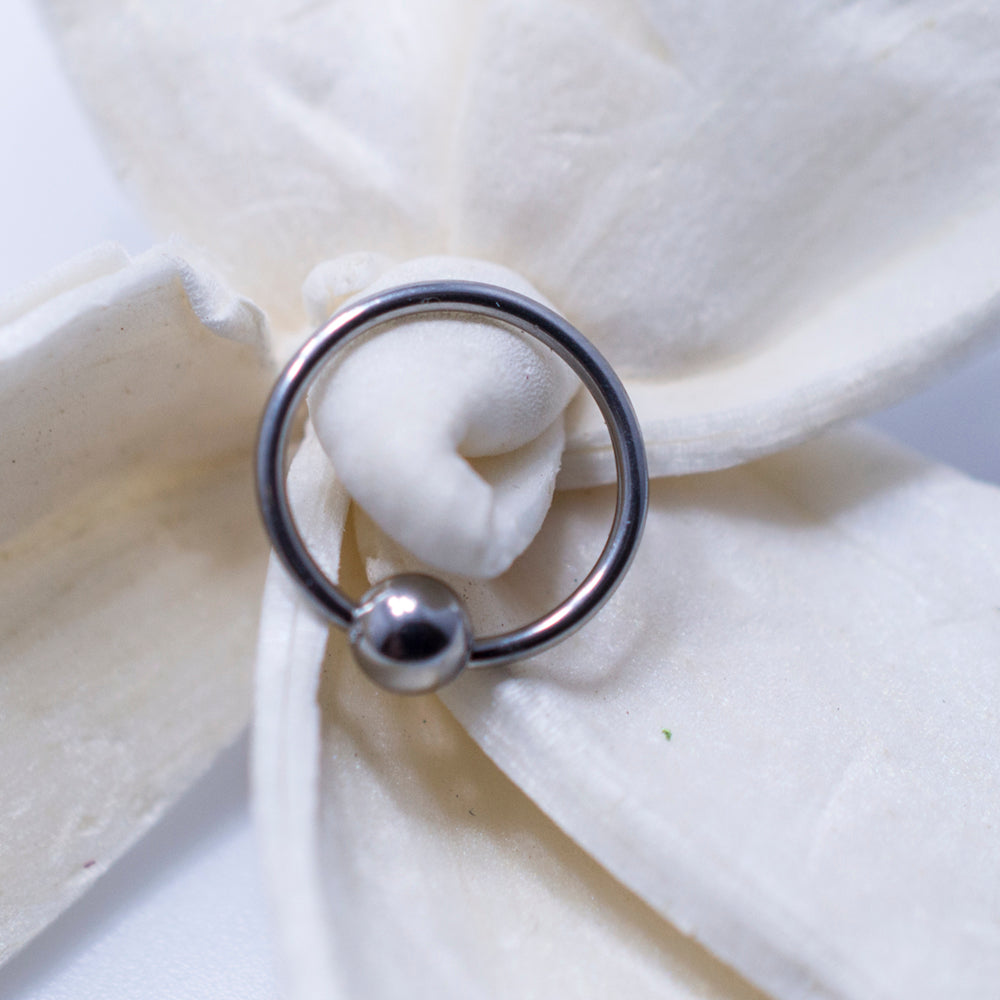 Surgical Steel 20 Gauge Captive Bead Ring