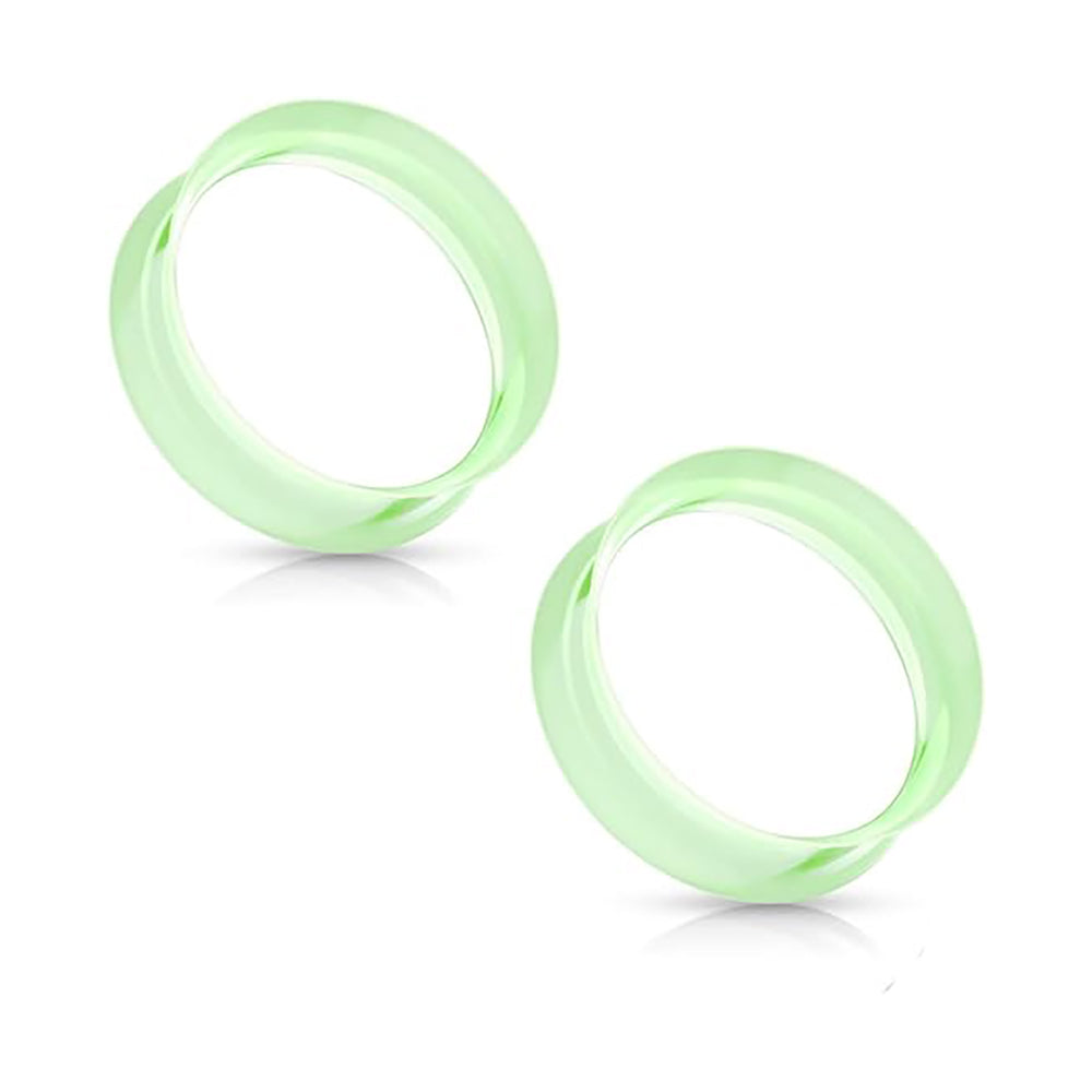 Double Flare Thin Silicone Plug Ear Tunnel 2 to 9/16" Gauge - Pair