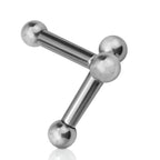 Surgical Steel 4 Gauge Internally Threaded Straight Barbell