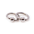 Surgical Steel 14 & 16 Gauge Captive Bead Rings - 10 Pack