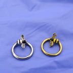 Surgical Steel Captive Bead Ring 16 Gauge 5/16" (8 mm) Bumble Bee - Kruelty - Photo 2