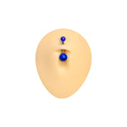 Surgical Steel & Acrylic 14G Metallic Pearlescent Belly Rings - 6 Pack