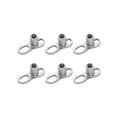 Surgical Steel Dermal Anchor Bases - 6 Pack