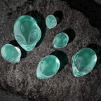 Double Flared Pyrex Glass Plug Ear 2 to 7/8 Gauge & Green Alien - Pair - Kruelty - Photo 3