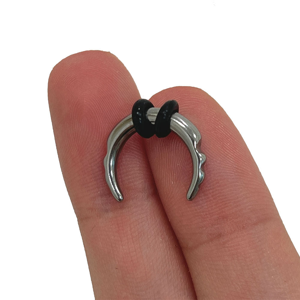 Surgical Steel Ridged Edge Septum Pincher 8 to 14 Gauge 10mm & 12mm - photo 5