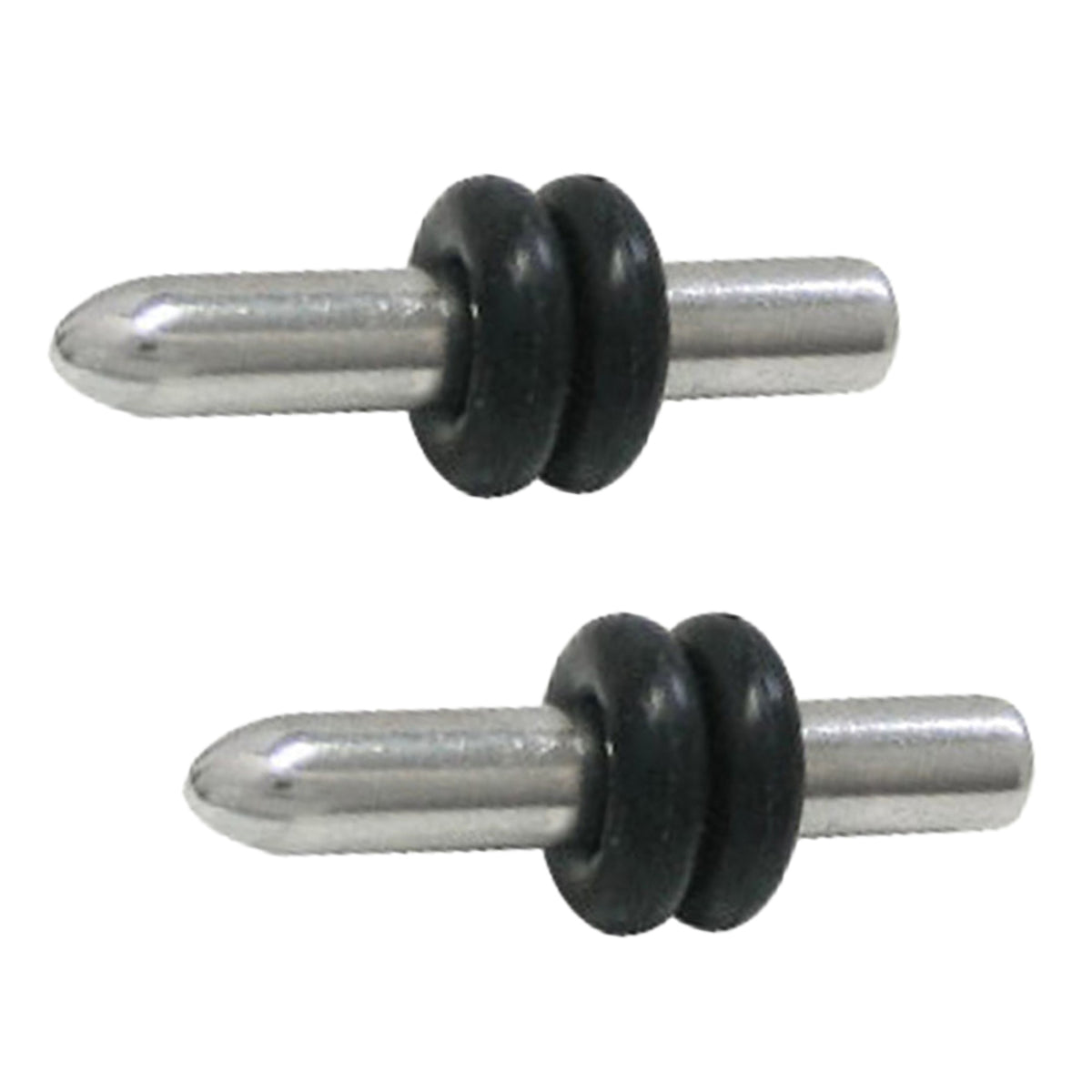 Surgical Steel 8 Gauge Bullet Ear Plugs - Pair