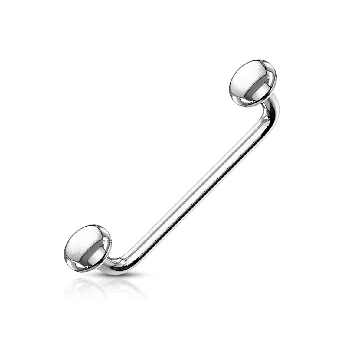 90 Degree Bent Surface Snake Eye Staple Barbells 16 Gauge & Flat Disk - Kruelty - Photo 6