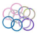 Surgical Steel 16 Gauge Seamless Cartilage Hoops - Pair