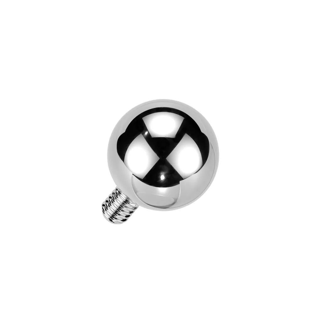Titanium Dermal Top 16 or 14 Gauge For Internally Threaded Anchor Ball - Kruelty