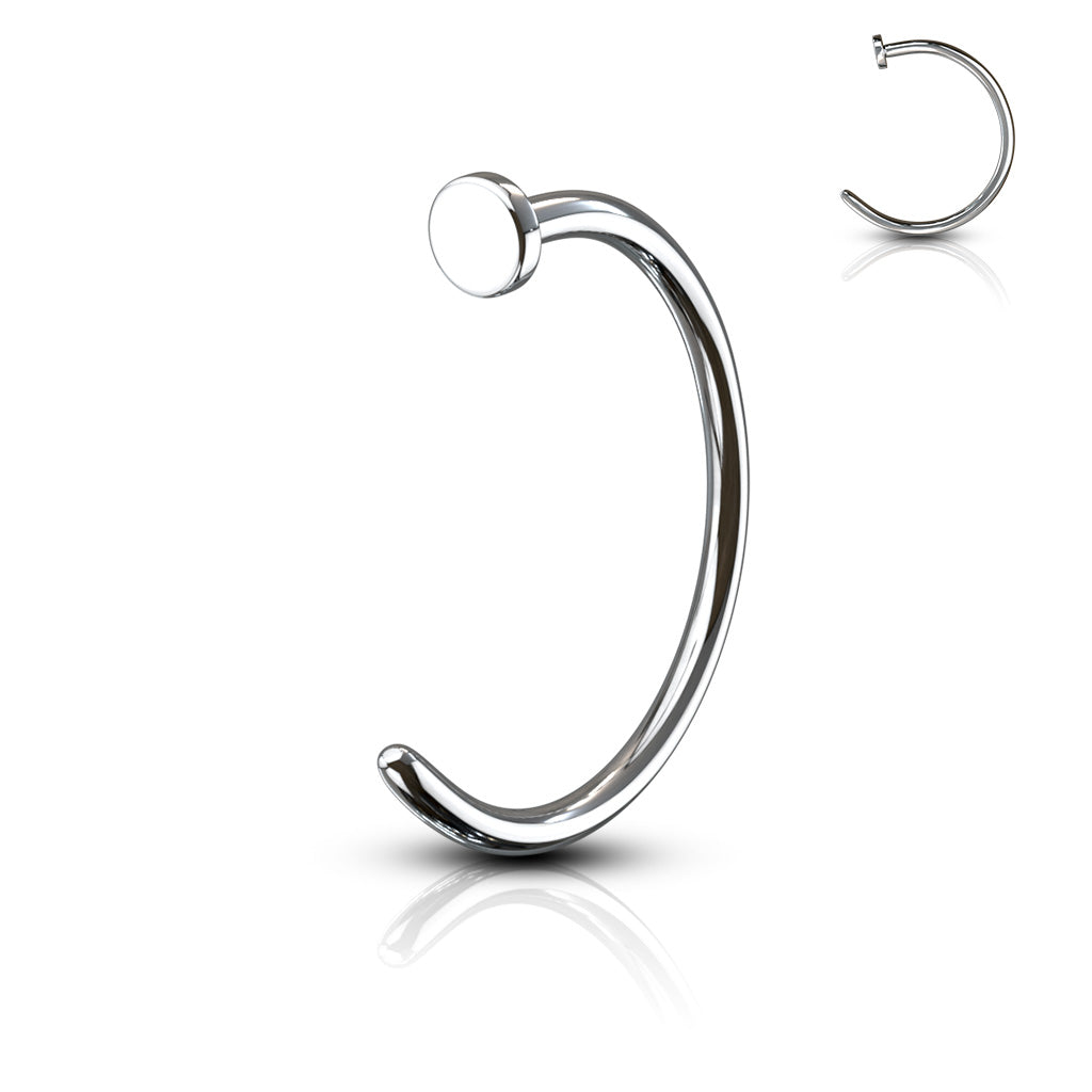Surgical Steel Nose Hoops 18G or 20G Silver, Black & Gold - 3 Pack - photo 8