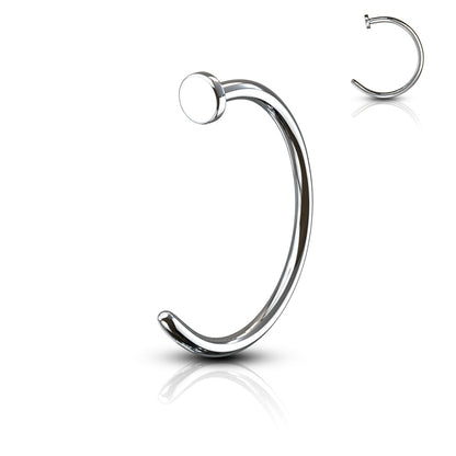 Surgical Steel Nose Hoops 18G or 20G Silver, Black & Gold - 3 Pack - photo 8