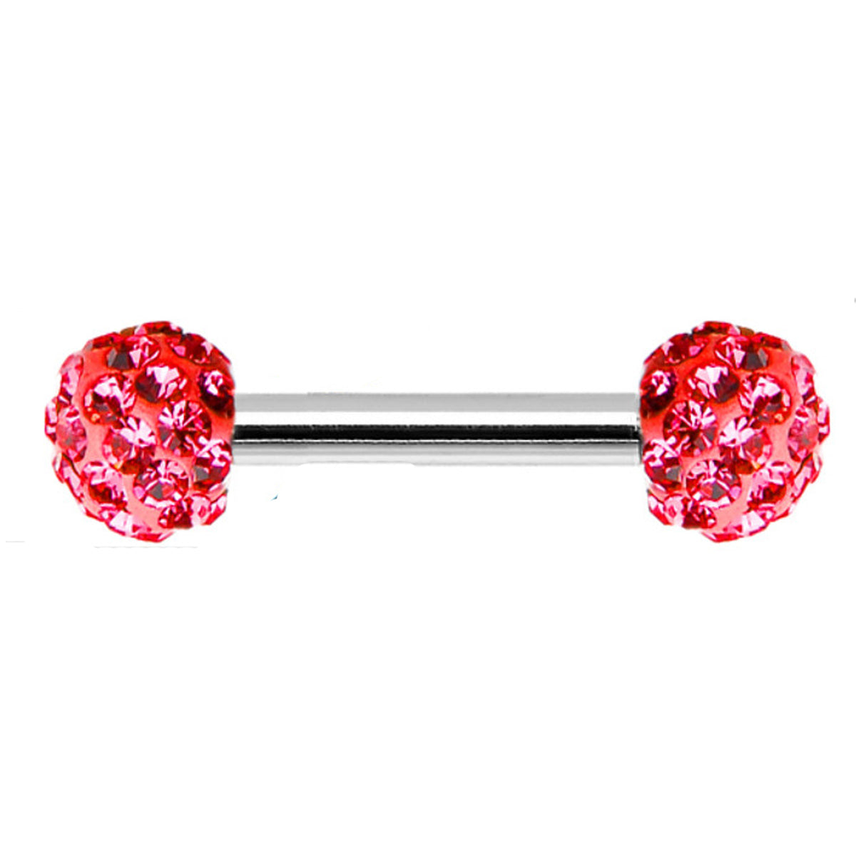 Surgical Steel Nipple Ring Barbell 16 Gauge 1/2" Ferido CZ Gem - Kruelty - Photo 10