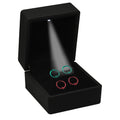 Surgical Steel Black Captive Bead Nipple Ring Hoop