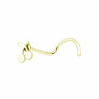 Surgical Steel 20 Gauge Nose Screw with Cherry Design - photo 4