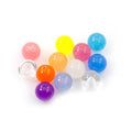 Acrylic Externally Threaded 14 Gauge 6 mm Screw Ball End Kit - 12 Pack - Kruelty