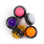 Acrylic 0 Gauge UV Glow Bullet Ear Plugs - Pair