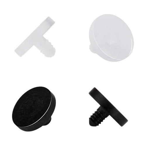 Acrylic Retainer Anchor Dermal Tops 14 Gauge - 2 Colors