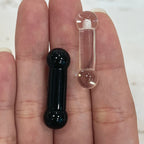 Ultra Violet Acrylic Straight Barbell 0 Gauge 15mm - 2 Colors