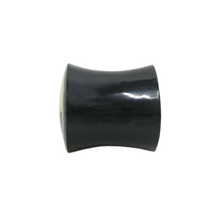 Black Bone 2 Gauge Alien Eye Saddle Fit Ear Plugs - Pair - photo 2