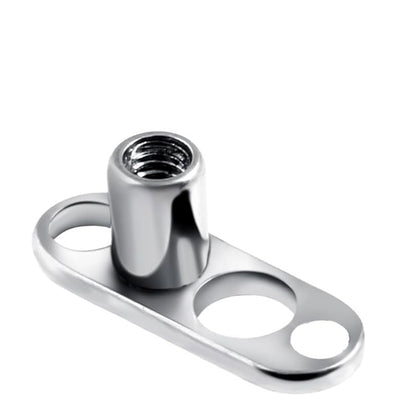 Surgical Steel 14 Gauge Dermal Anchor Kit with 4mm CZ Top - photo 3